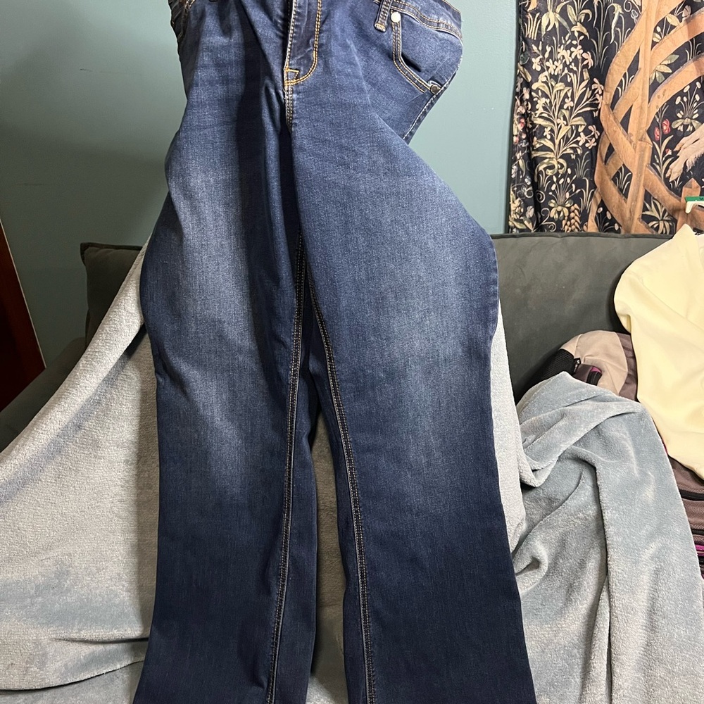Torrid Blue Slim Bootcut Jeans